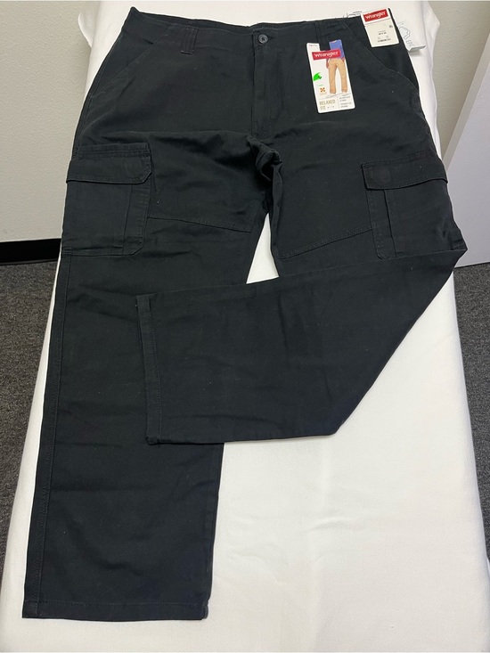 Wrangler Other - Wrangler Men’s Relaxed Fit Black Pants NWT 38x30 Epic Soft Straight Leg